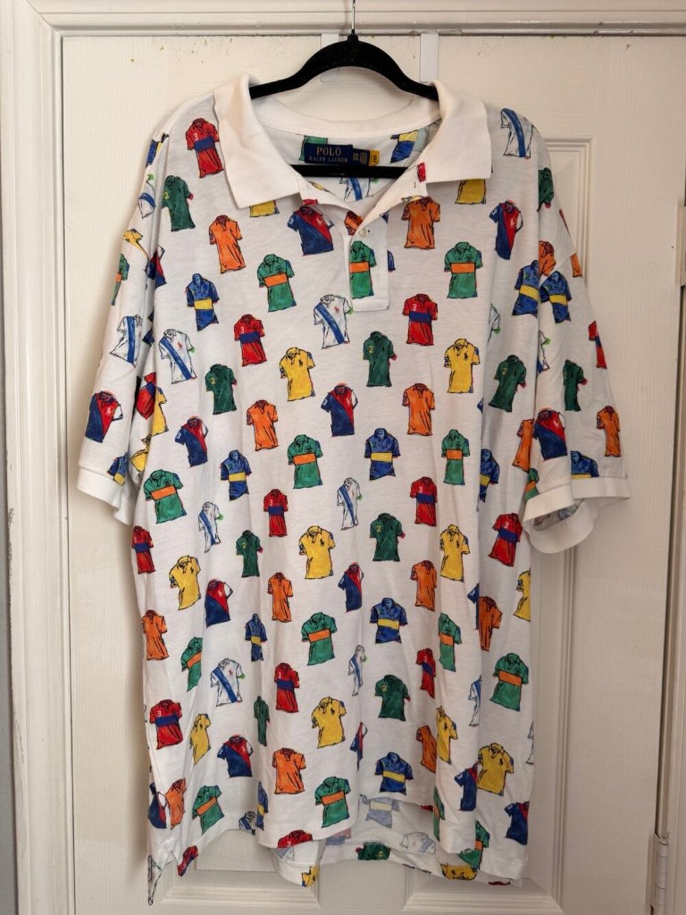 Polo Ralph Lauren All Over Shirt Print Polo 3XB Big & Tall